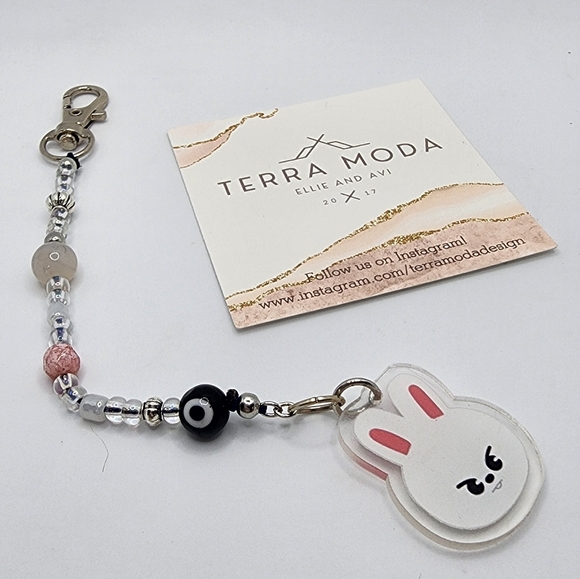 KPop - Stray Kids SKZOO Jeweled Chain - Rose Gold Option with Loop Finish - Picture 4 of 7